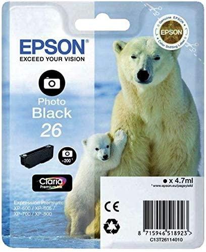 Epson 26 Photo Black Ink Cartridge - eBuy UAE